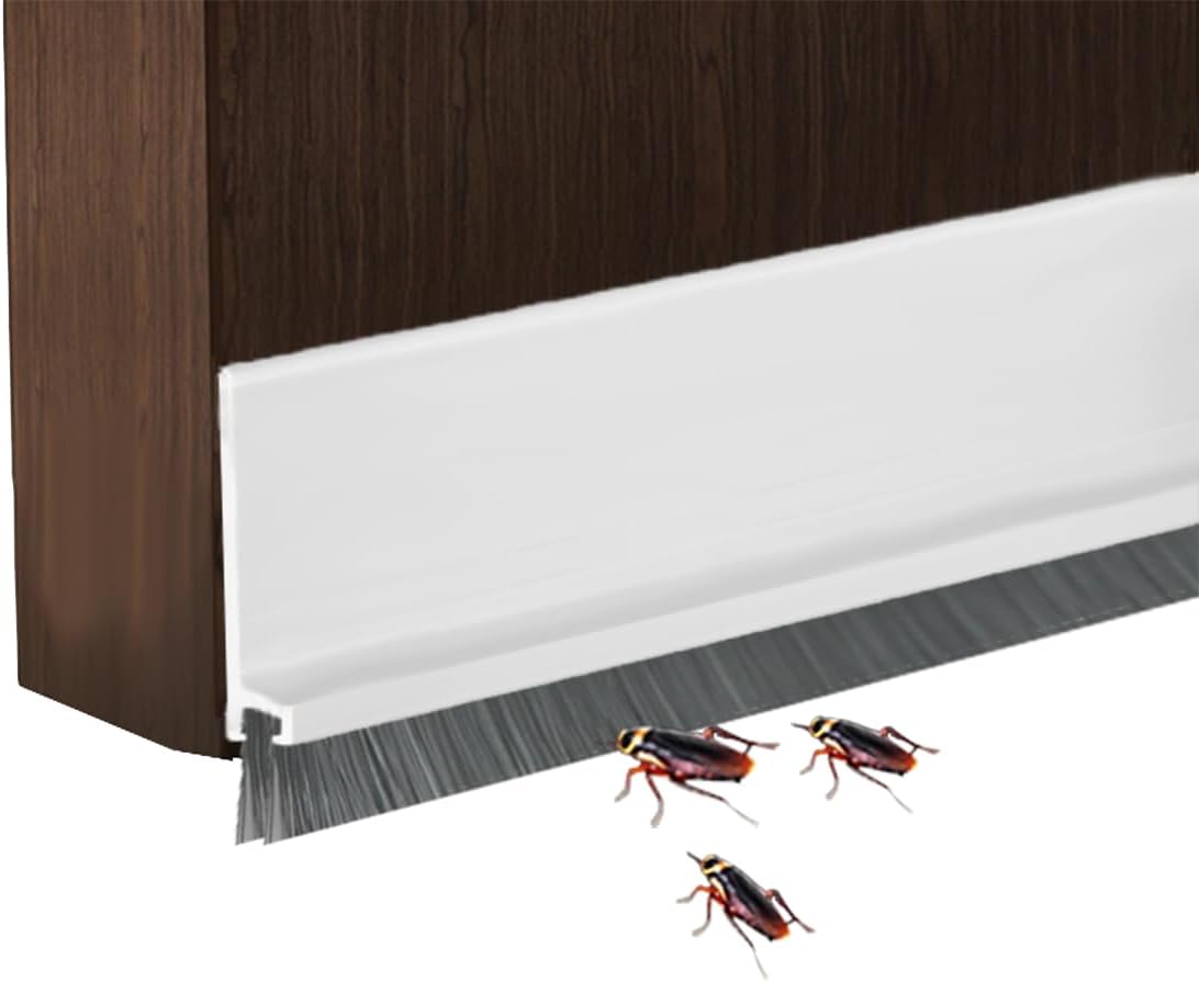 Draft Stoppers - Door Draft Stopper with Brush Reduce Noise, 39