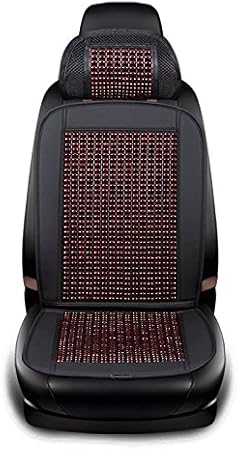 Amazon 車 シートカバー ウッドビーズ 車用 内装パーツ カークッション カーシート ｌ字型クッション 椅子カバーマット 木素材お車用の快適 シートです ソファクッション 普通車フロント用1枚 前席用 夏に最適 簡単設置 防水 首枕4 シートクッション 車 バイク