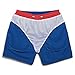 MaaMgic Mens Quick Dry Short American Flag Swim Trunks With Mesh Lining