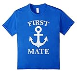First Mate Funny T-Shirt Anchor Sailing Ship Cruise