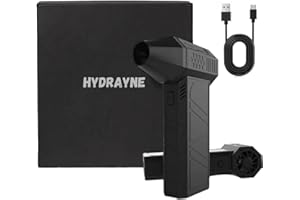 NESPROFY Hydrane Air Blaster 2.0, 2024 New Hydraynex Fan, Jet Blaster 3.0, The Air Blaster 2.0, Car Dryer Air Blower, Car Blower for Drying, Turbo Jet Fan, Jet Blower Car Dryer, Mini Jet Blower (Black)