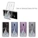 Unov Case for Galaxy S9 Plus Clear with Design Soft TPU Shock Absorption Slim Embossed Pattern Protective Back Cover (Watercolor Castle)