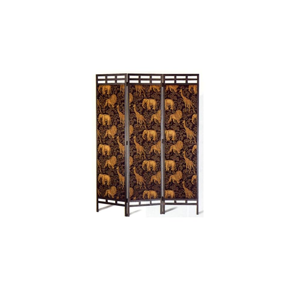 Panel Safari Animal Print Room Divider Panel Screen on PopScreen