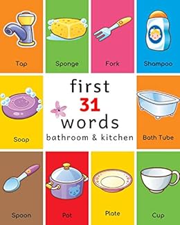 First 31 Words Bathroom And Kitchen Vocabulary For Bright