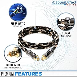 Cables Direct Online 25FT Toslink Digital Optical