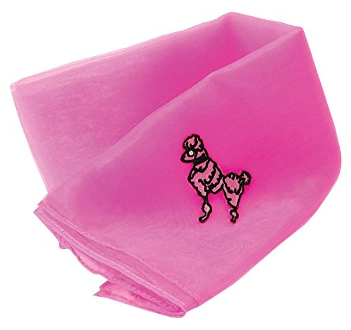 50s Pink Poodle Neck Scarf