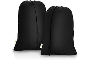 OTraki Travel Dirty Laundry Bags, 2 Pack Machine Washable Dirty Clothes Organize, Drawstring Organizer Bag for Home Dorm Hote