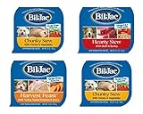 Bil Jac Wet Dog Food Bundle, 3.5 oz (Pack of 6) includes 2-Can Hearty Stew with Beef & Barley + 2-Can Chunky Stew with Chicken & Vegetables + 2-Can Harvest Feast with Turkey & Sweet Potatoes in Gravy