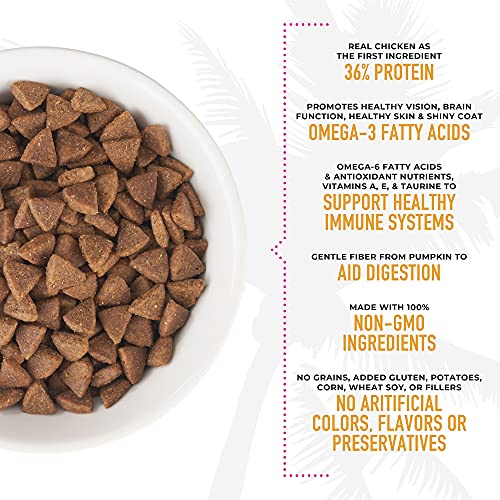 Tiki Cat Essentials High Protein, Complete and Balanced Dry Food for