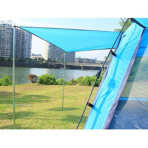 Telescoping Tarp Poles Set of 2 for Tents and Tarps Adjustable Aluminum