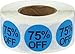 75% Percent Off Stickers for Retail 0.75 Inch 500 Adhesive Labels