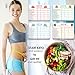 Tecvinci Keto Cheat Sheet Magnets, Ketogenic Diet Foods Cheat Sheet Magnets, Protein Carb Fat Reference Charts Guide, Reference Charts for 45 Ingredients Including Meat, Vegetables, Fruit etc.