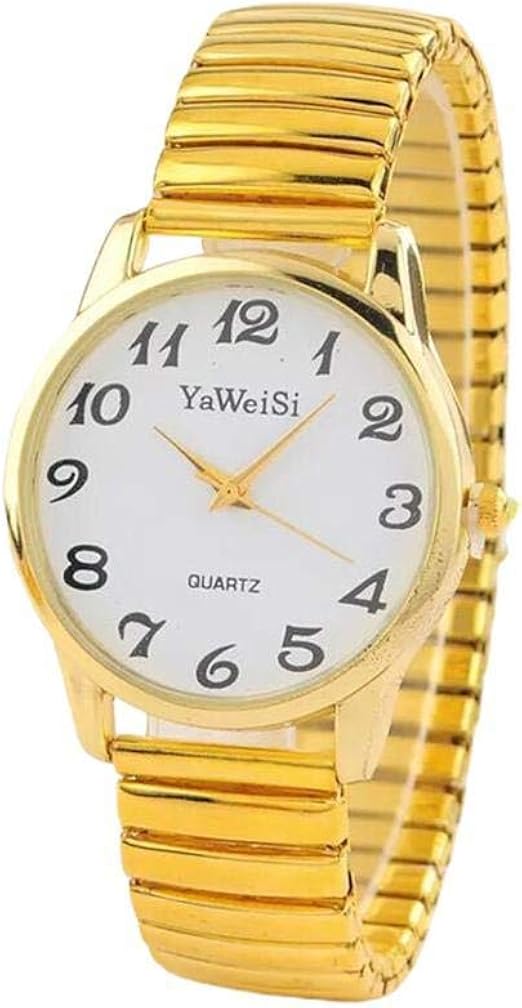 Women's Quartz Watch Stretch Band Strap Unisex Wrist