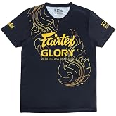 Fairtex X Glory Muay Thai T-Shirt, Cotton Kickboxing MMA Gym Training Tee | Heavy-duty combed cotton build with co-branded graphics. Soft, breathable tee keeps you cool during combat training or gym