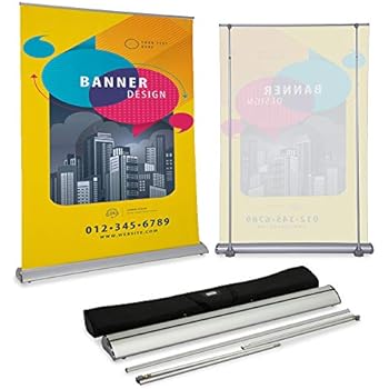 Amazon Com Vispronet 39in X 81in Retractable Banner Stand
