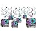 40th Celebration Value Pack Hanging Swirl Decorations, Birthday