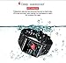 PowMax GPS Hiking Smart Sports Watch Outdoor Adventure Waterproof Watch Multi-functional Modes Climbing Running Hiking Activities Tracker Heart Rate monitor and Pedometer Supporting IOS/Android System