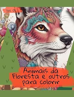 Livro Animais da Floresta e outros para Colorir
