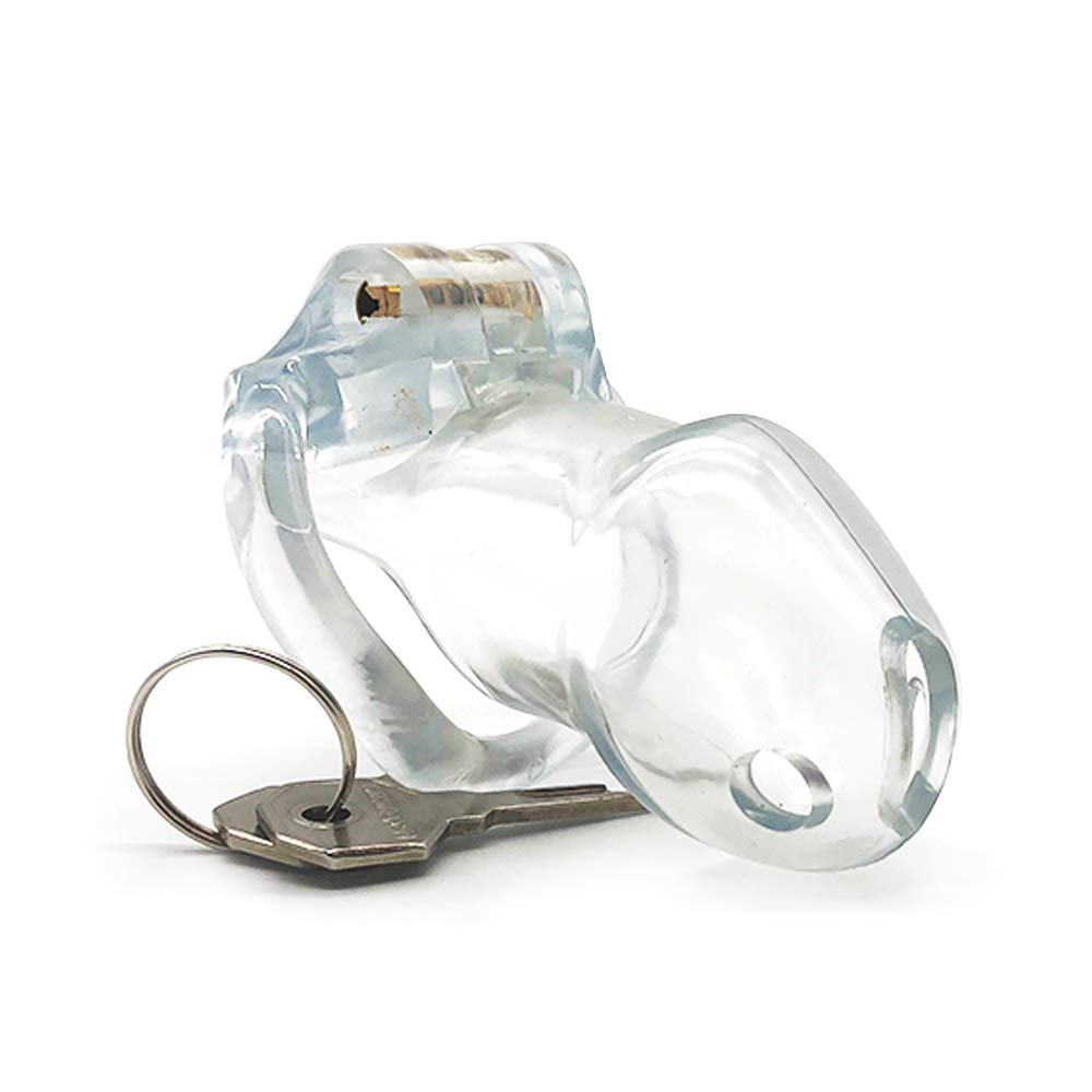 FYJENNICC Chastity Cage Cock Cage Chastity Devices Male Chastity Cage Healthy Resin Brief Health Care Equipment Supplies Transparent