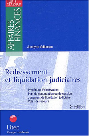 Redressement et liquidation judiciaires