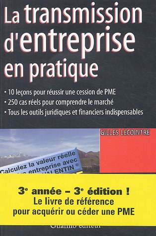 La  transmission d'entreprise en pratique