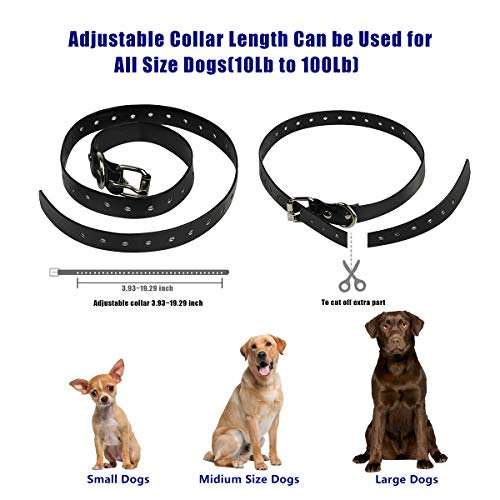 Dog Training Collar 1000 Yard Remote Range Dog Shock Collar with Tone