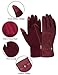 Womens Winter Gloves Fashion Touch Screen Warm Fleece Lined Ladies Cold Weather Gloves