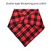 ASOCEA Dog Bandana Reversible Plaid Painting Triangle Bibs Cotton Kerchief Scarf Accessories Christmas Halloween Birthday Wedding for Puppy Kitten Small Medium Large Dogs Cats