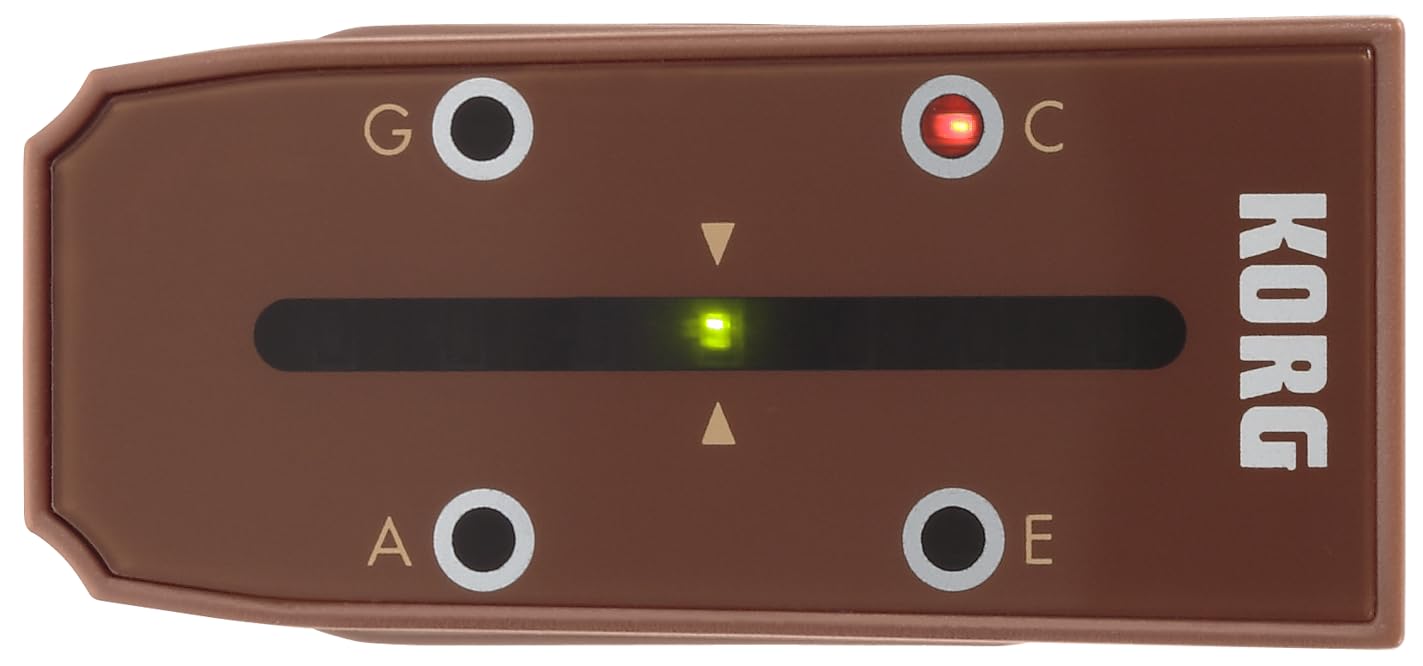 KORG(コルグ) クリップ型 ウクレレチューナー Headtune HT-U1 ヘッドチューン ウクレレのヘッド型 チューニング 一目でわかる LowGにも対応 35時間連続稼働商品画像