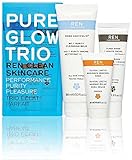 REN Pure Glow Trio Skincare Set - 3