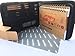 my art tools Drawing Pencils for sketching - Black case - with charcoal and graphite pencils and Booklet