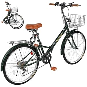Mixiu 折りたたみ自転車 シマノ7段変速 高炭素鋼フレーム 折り畳み自転車 20インチ/24インチ