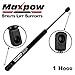 Maxpow 6325 Compatible With 2006 2007 2008 2009 Pontiac Torrent Hood Lift Support Struts 1pcs