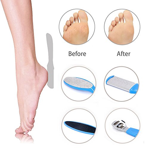 8 in 1 Professional Pedicure kit Pedicure Foot Rasp Foot File and Callus Remover Sided Remove Set Best Foot Care