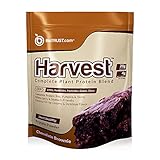 BioTrust Harvest Complete Plant Protein Powder - Dairy-Free & 100% Vegan Protein Powder - non-GMO & Soy-Free with Hemp & Pea Protein - Chocolate Brownie