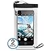 (2Pack) Universal Waterproof Case, Maxboost Cellphone Dry Bag Pouch for iPhone 7 6s 6 Plus, SE 5s 5c 5, Galaxy s8 s7 s6 edge, Note 5 4, LG G6 G5,HTC 10,Sony Nokia up to 6.0” diagonal