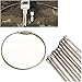 Drhob 10PCS Stainless Steel Wire Keychain Cable Key Luggage tag rope Ring for Outdoor Hiking