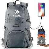 Totalpac - Hiking Daypack - Foldable Backpack for Traveling, Hiking & Camping