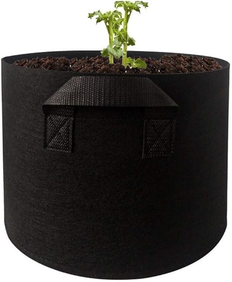 Amazon Co Jp 2パックは バッグを育てファブリックポットポータブルガーデンナーサリーは屋内ハンドル付きバッグを育て屋外植物花植物の果実 のためのコンテナを成長させます Color B Size 30 Gallon ホーム キッチン