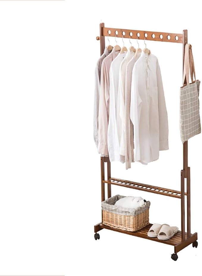 Lipenli Simple Wardrobe Perchero autoportante ropa perchero colgantes