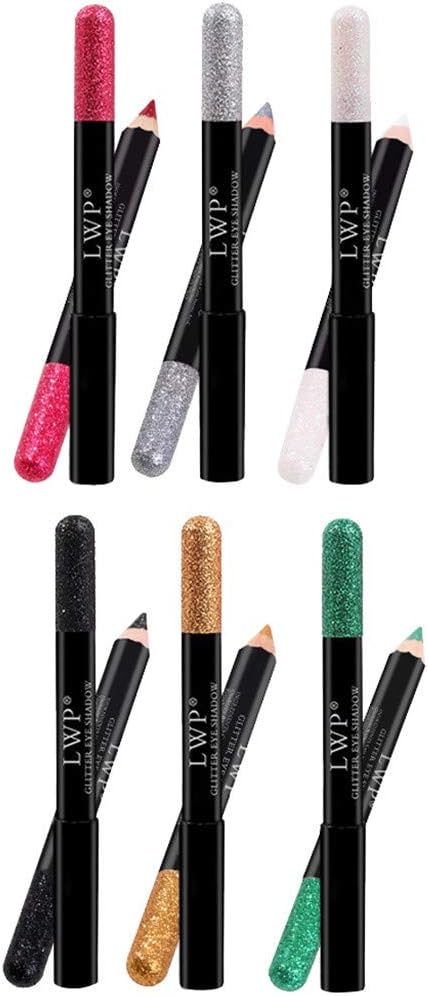 18 Colors Professional Eyeshadow Pen Set, Daily Defined Highly Pigmented Brightening Lasting Without Glitter Eyeshadow Stick Makeup Wands Beauty Tools, 6pc/box