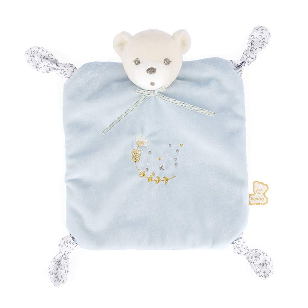 Kaloo Perle - 4 knots Comforter Bear - Blue - 20 cm