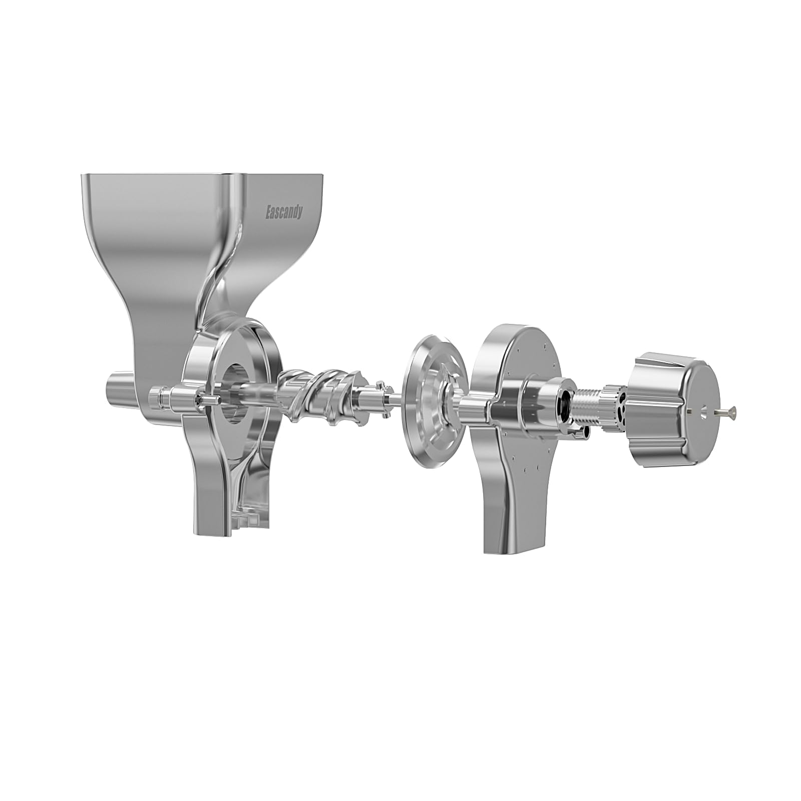 Metal Grain Mill Attachment Fit for KitchenAid Stand Mixer, 12-Level Adjustable Flour Mill Grain Grinder for Kitchenaid, Fit for Wheat, Corn, Oats, Nut