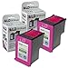 LD Products Remanufactured Compatible Ink Cartridge Replacement for HP 60XL CC644WN High Yield (2 Pack - Tri Color) for use in HP Photosmart, Envy e All-in-one, and Deskjet Printers