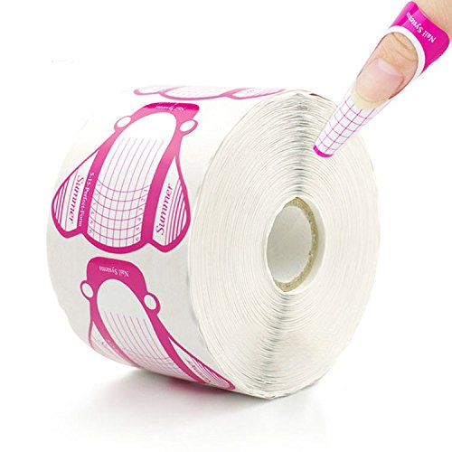 image for G2PLUS Nail Form, Nail Art Guide Stickers for Acrylic UV Gel Nail Tips