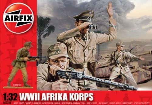 Airfix A02708 WWII Africa Korps 1:32 Scale Series 2 Plastic Figures