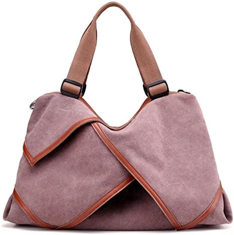 UGOOO European Medieval retro Style Canvas Tote/Shoulder Bag (Purple)