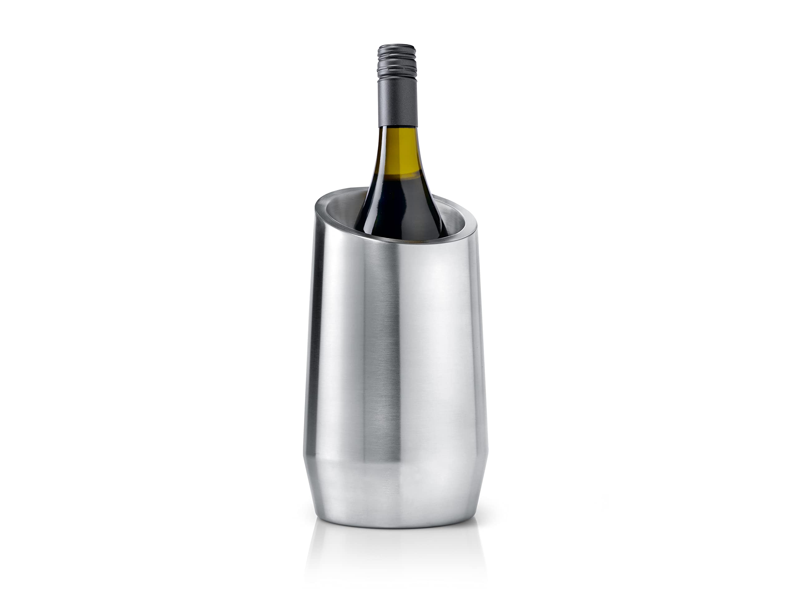 Leopold LV213000 Vienna Double-Walled Wine Cooler,Silver,13.9 x 13.9 x 25 cm