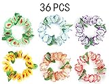 luck sea 36PCS Luau Hawaiian Headband Party Supplies Decorations - Floral lei Headpieces Tiki Tropical Favors