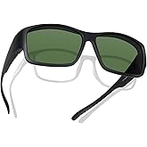 TINHAO Fit Over Sunglasses Wrap Around Over Sunglasses for Women Men Prescription Glasses Wearers UV Protection